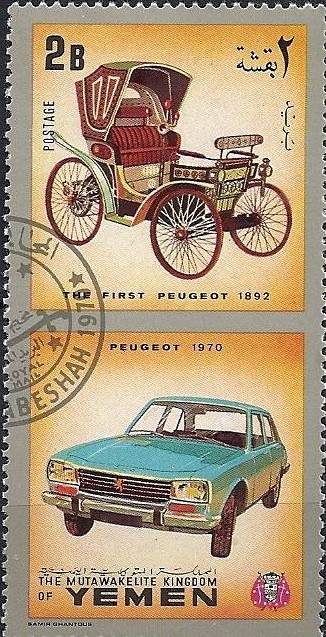 Peugeot-Modelle auf Briefmarken_9