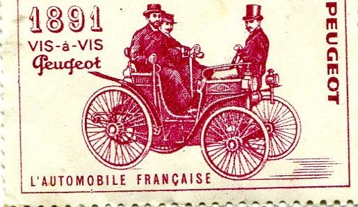 Peugeot-Modelle auf Briefmarken_1