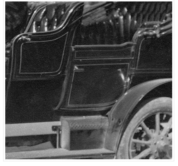 Detail Lion-Peugeot Type VC2; originale Postkarte aus Sammlung Michael Schlenger