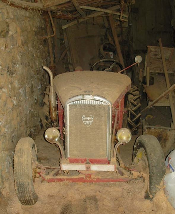 Peugeot 201 als Basis für einen Traktor
