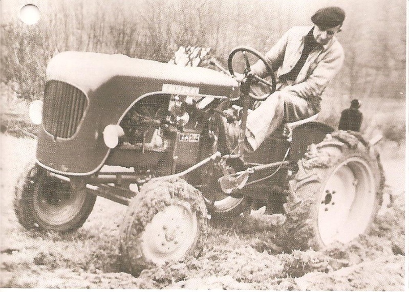 Historisches Foto eines "Simplex" mit Peugeot 203-Motor 