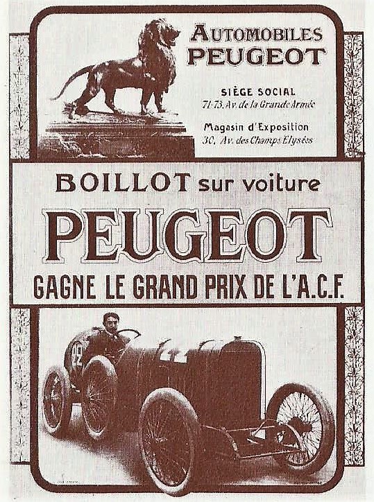 Werbeplakat Peugeot